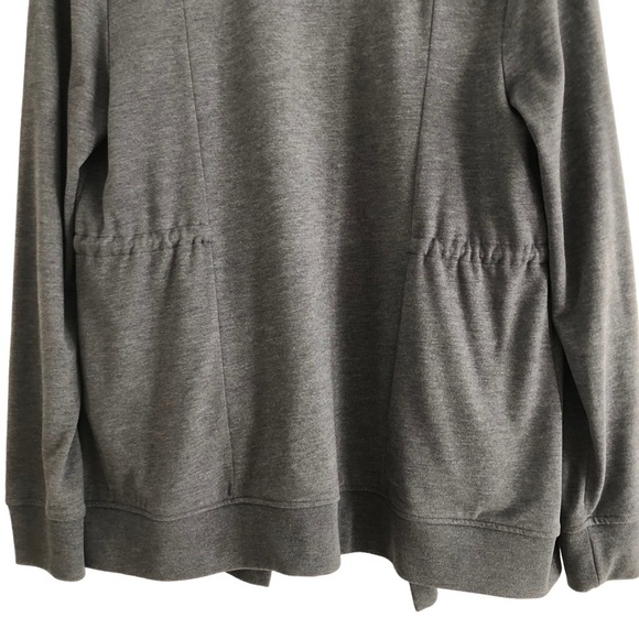 All Saints Gina Gray Draped Jacket Cardigan Size 6 - Picture 13 of 13